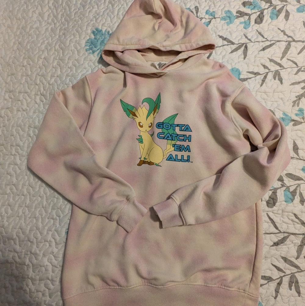 H&M Leafeon Pokemon Hoodie 14+